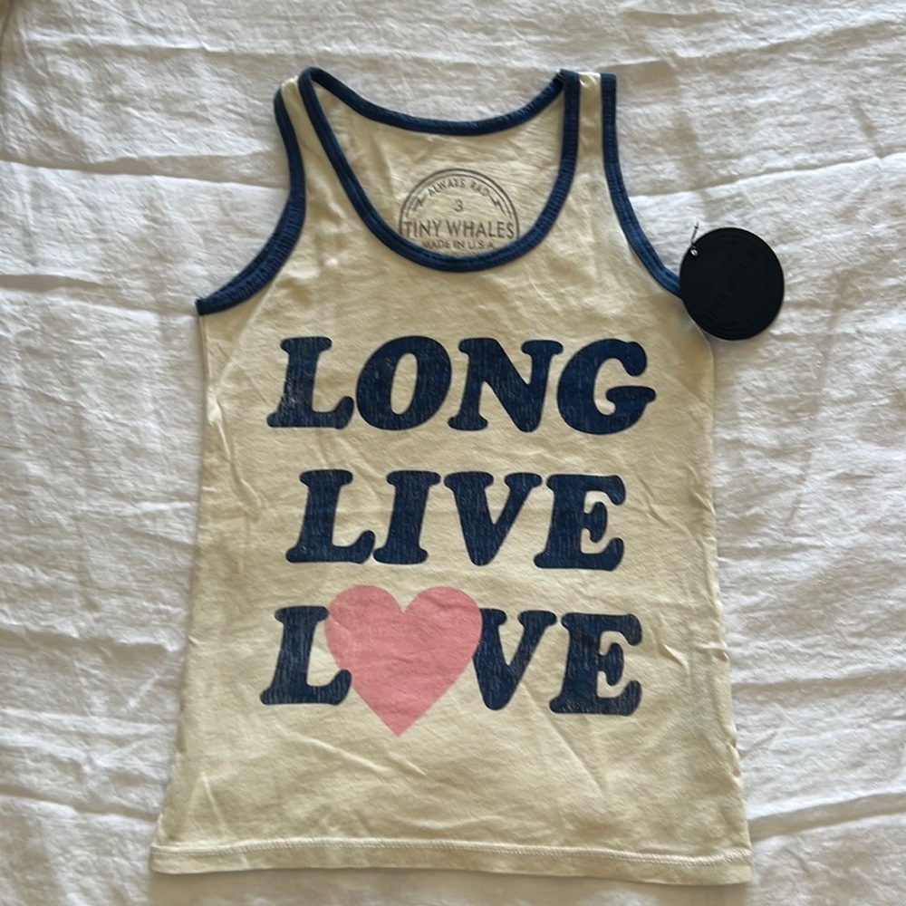Tiny Whales Long Live Love Tank